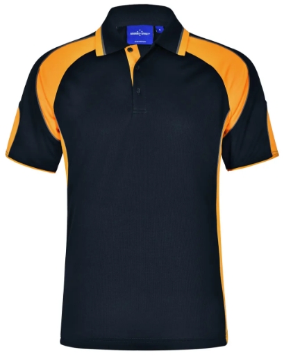 Picture of Winning Spirit, Kids Cooldry Contrast Polo w Panels